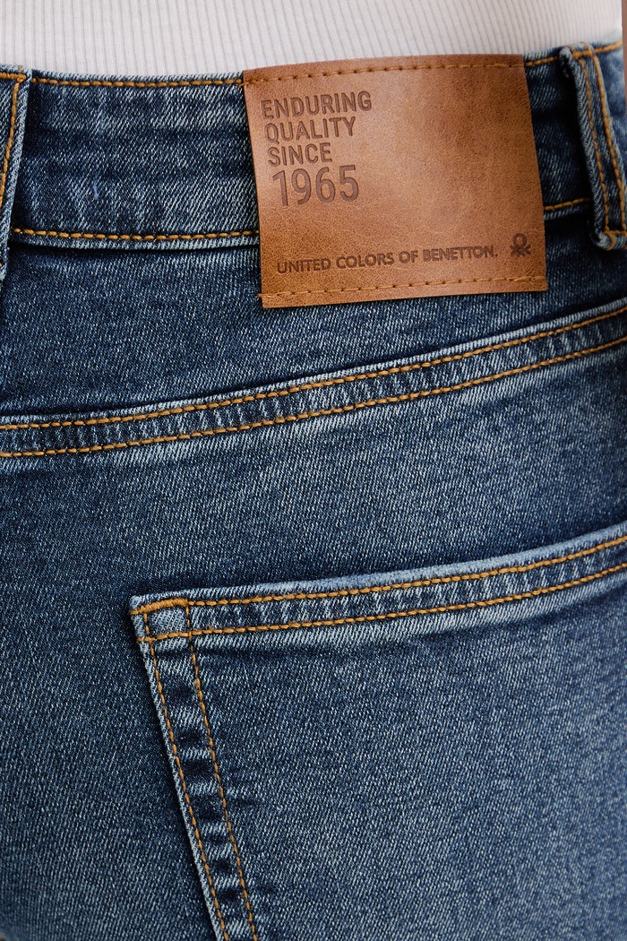 United Colors of Benetton flare női farmer sötétkék 4OTADE010