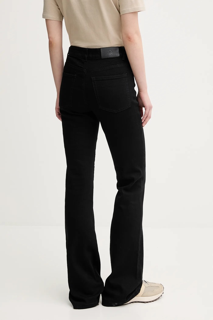 United Colors of Benetton jeansy 4OTADE00F czarny AW25