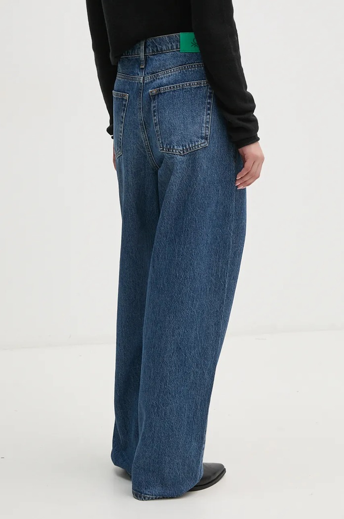 Îmbrăcăminte United Colors of Benetton jeansi 4W9KDE01X albastru