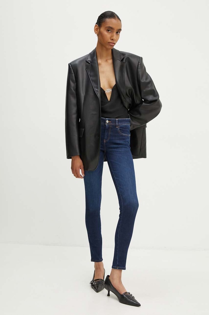 Diesel jeansy 2017 SLANDY A04108.09J12 granatowy AW24