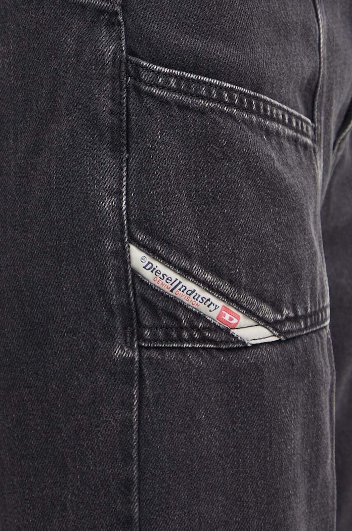 Diesel jeansy D-AKII czarny A12808.068HN