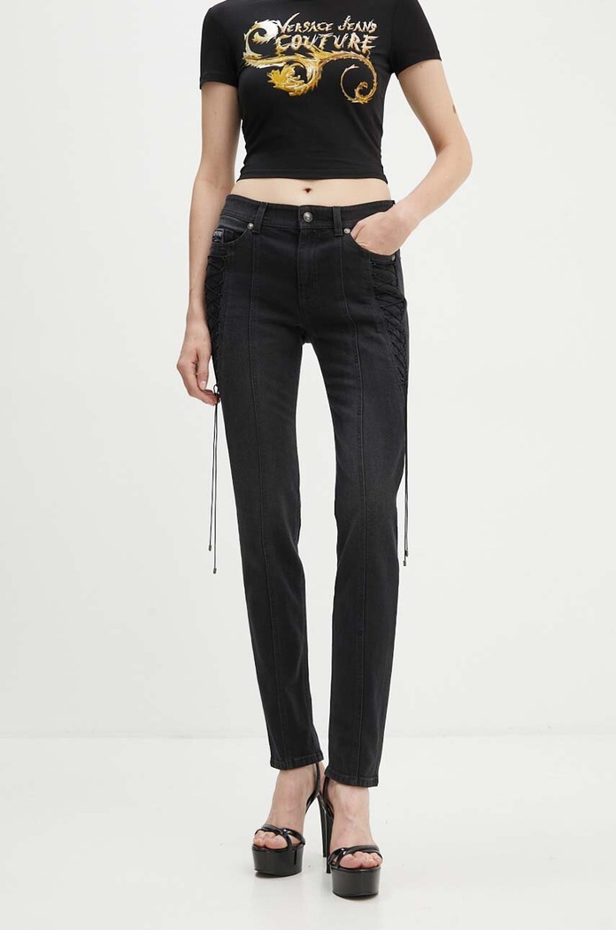 Versace Jeans Couture jeansi Melissa negru 77HAB501.DW060F19