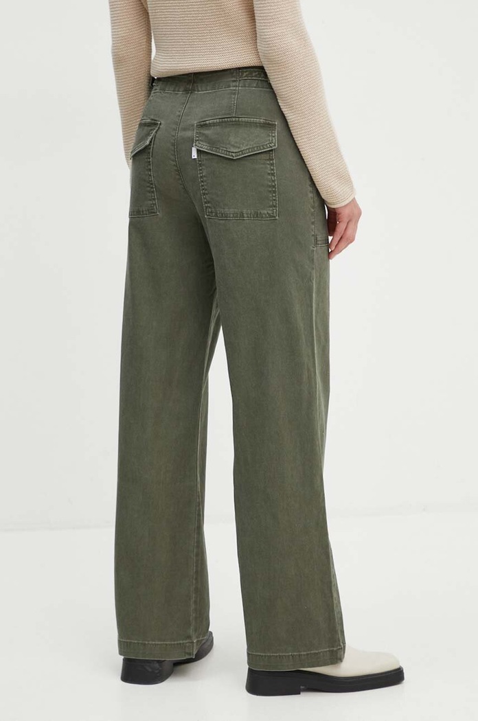 Oblečení Kalhoty Levi's SURPLUS STRAIGHT A8693 zelená