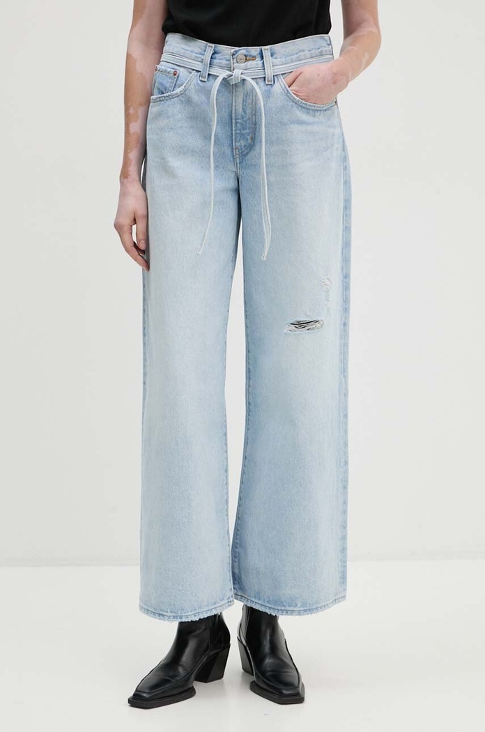 Levi's jeansy XL STRAIGHT niebieski A8701