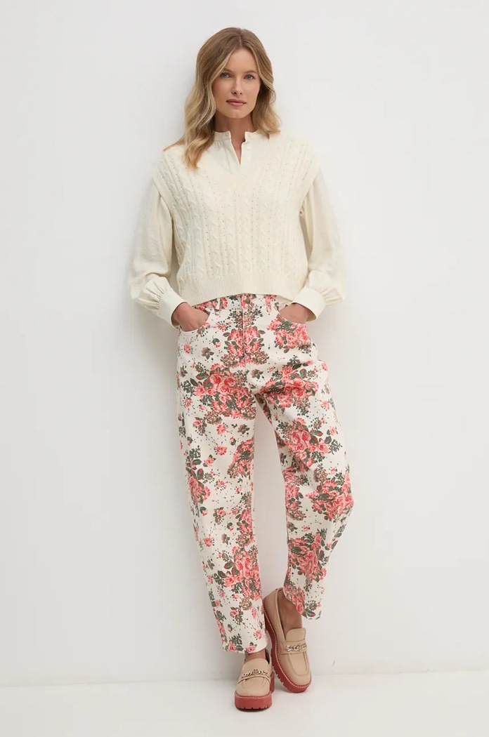 United Colors of Benetton jeansi 40B3DE027 bej AW24