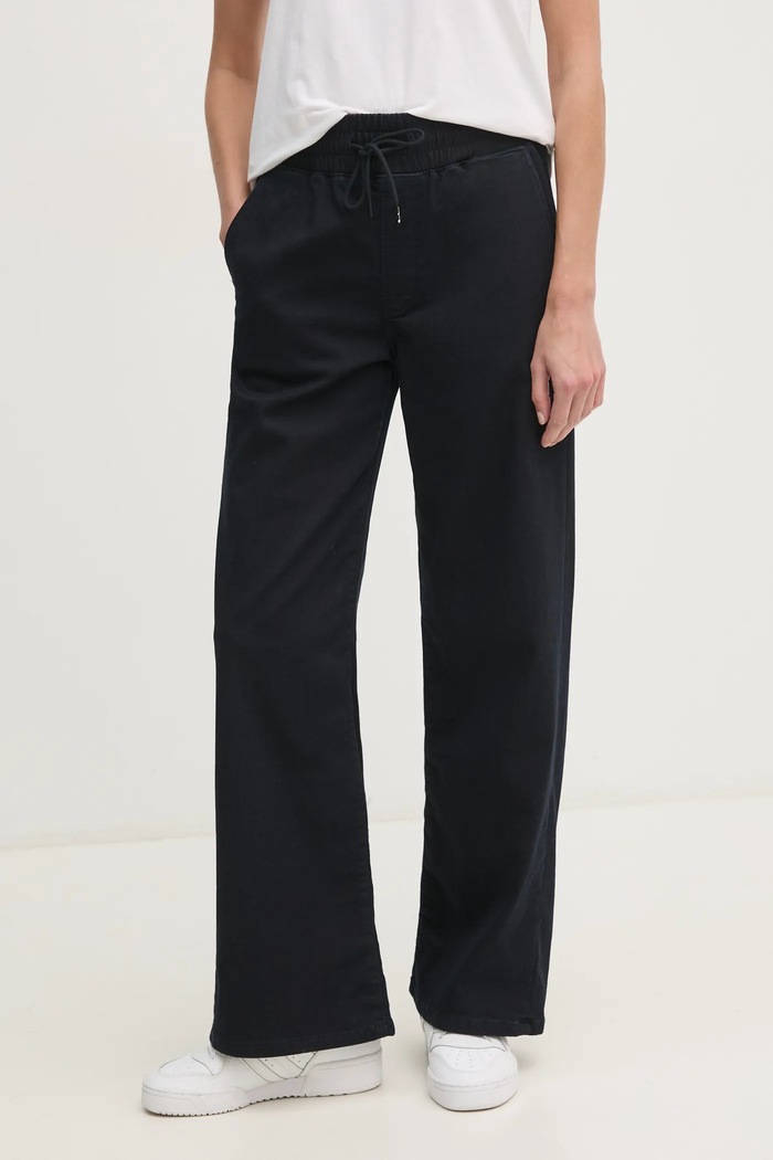 Traperice Pepe Jeans LOOSE ST PANTS HW MIDNIGHT mornarsko plava PL204834