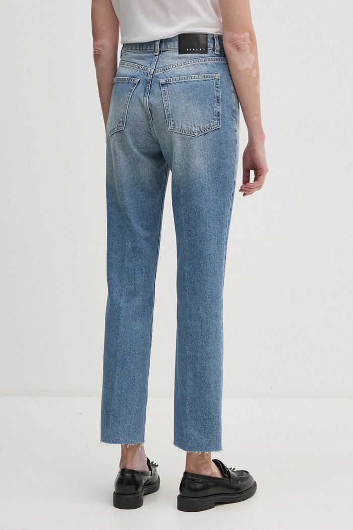 Odzież Sisley jeansy 43WTLE03M niebieski