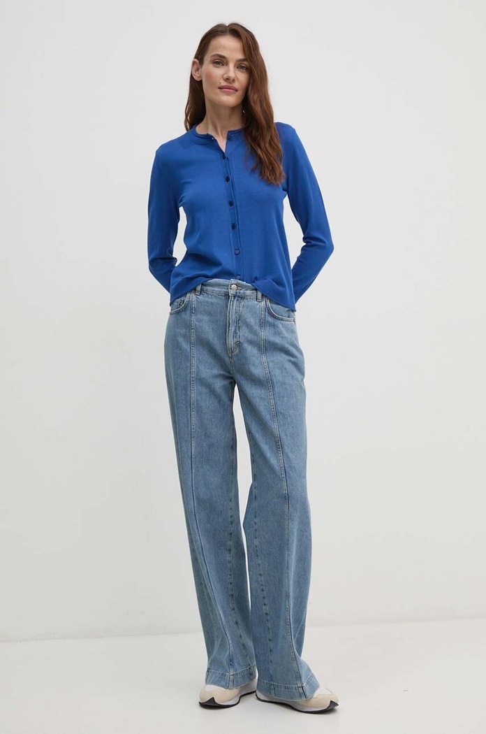 Τζιν παντελόνι Sisley 4AGWLE03R μπλε AW24
