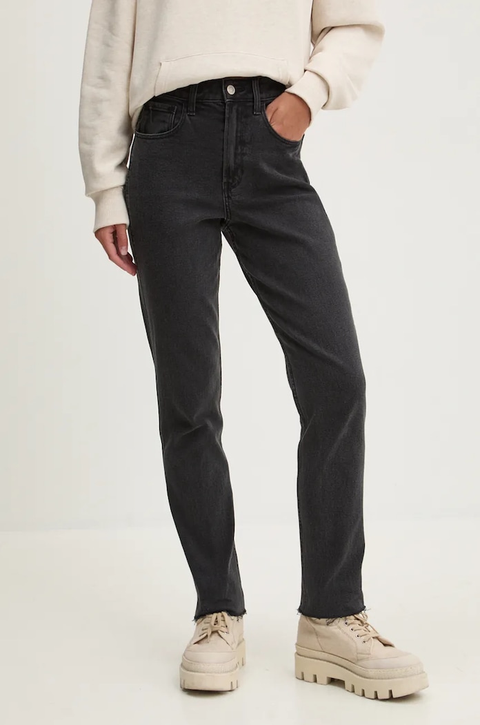 Τζιν παντελόνι Hollister Co. μαύρο KI355.4380.977