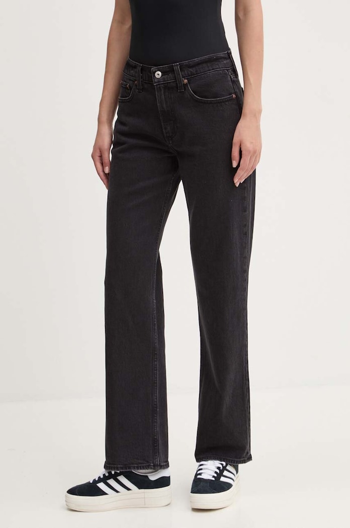 Abercrombie & Fitch jeansi negru KI155.4349.975
