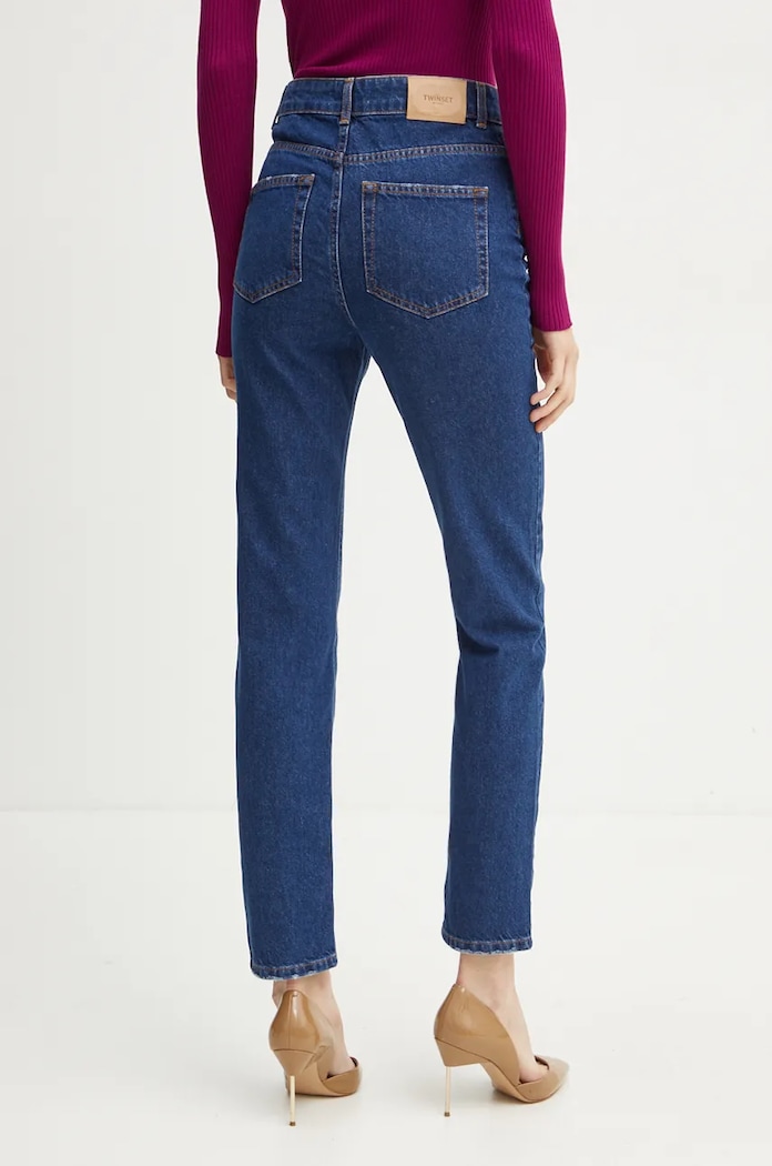 Odzież Twinset jeansy 242TT2490 niebieski