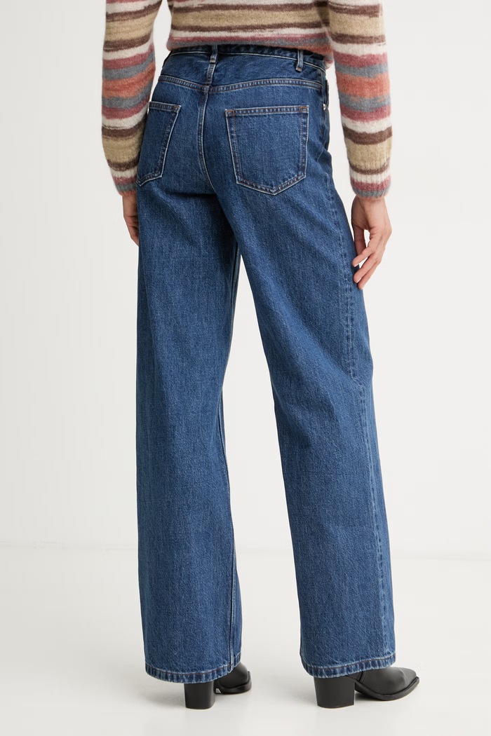 Oblečenie A.P.C. dámske rifle straight Jean Elisabeth COHTD.F09181 modrá