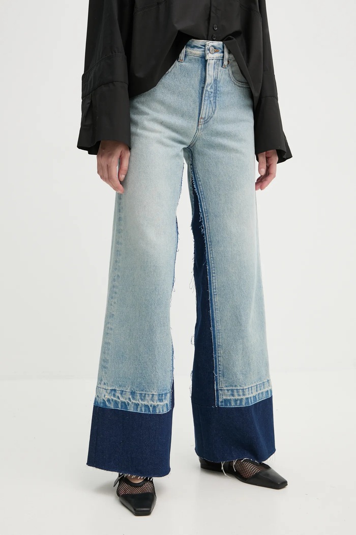 MM6 Maison Margiela jeansy niebieski S62LB0176.S30589