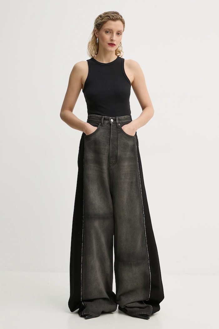 MM6 Maison Margiela jeansy szary S62LB0177.S30848
