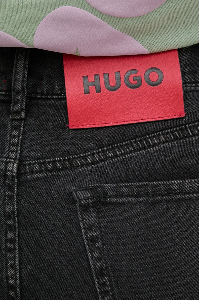 Jeansy HUGO 50527063 czarny