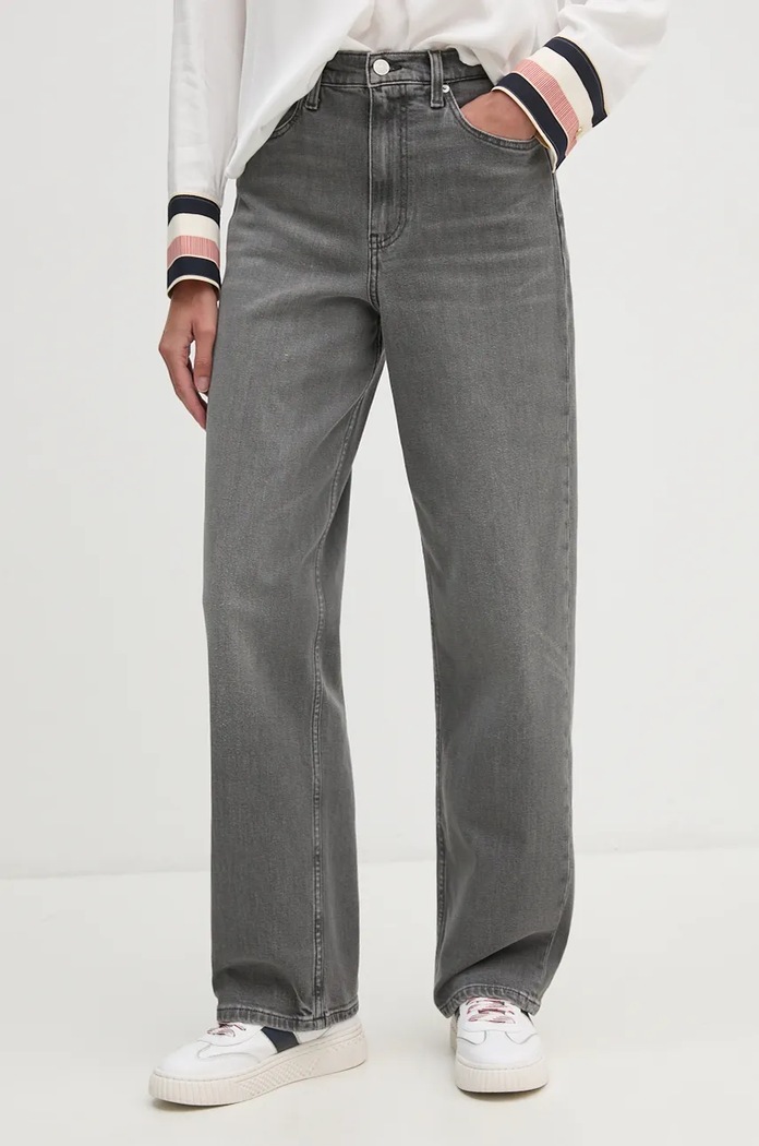 Džíny Tommy Hilfiger Planet friendly šedá WW0WW42795