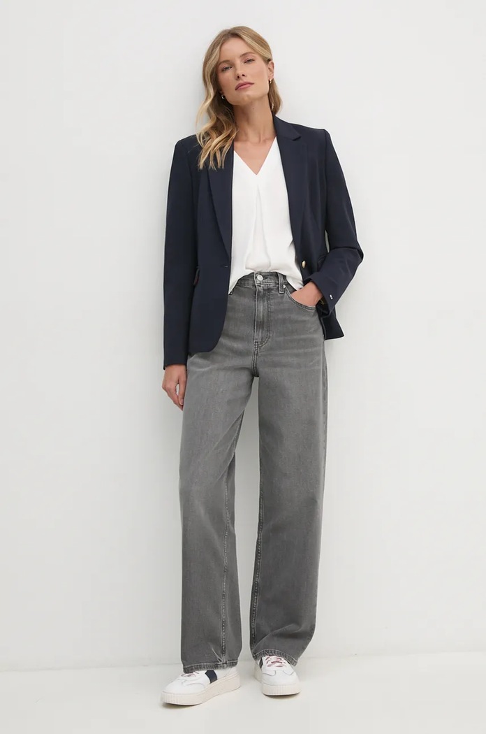 Džíny Tommy Hilfiger WW0WW42795 šedá AW24