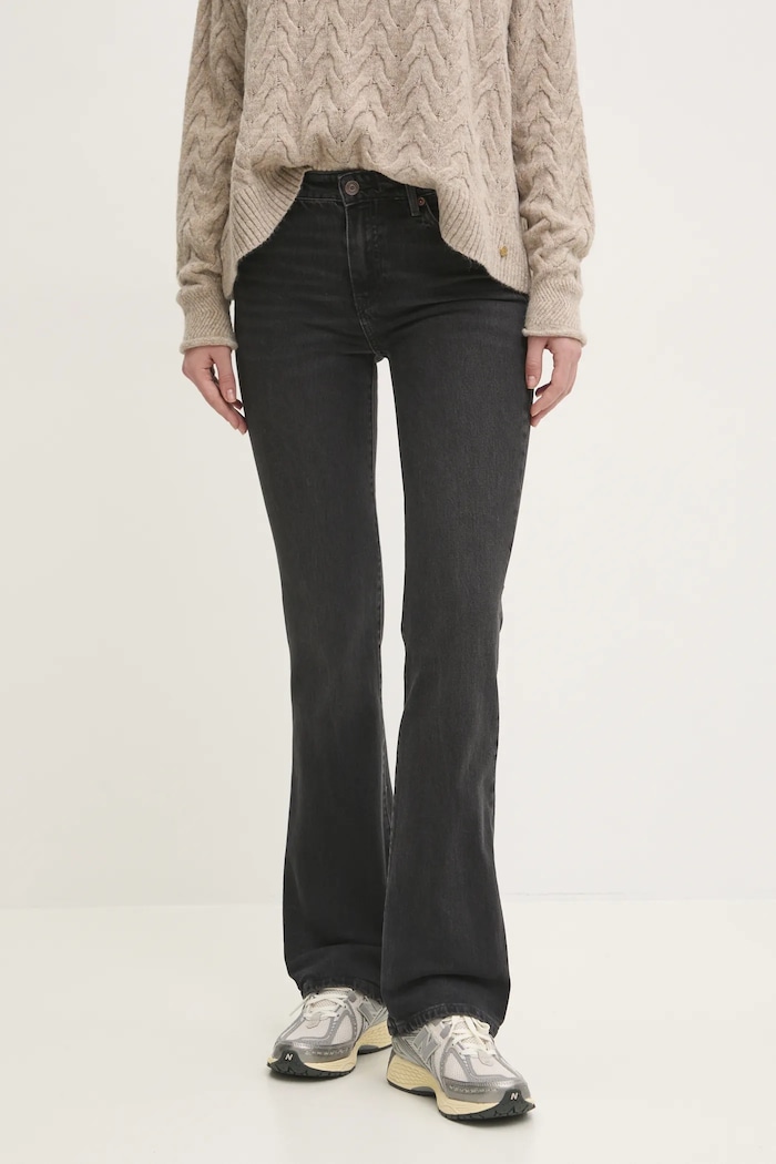 Дънки Tommy Hilfiger Planet friendly черен WW0WW43514