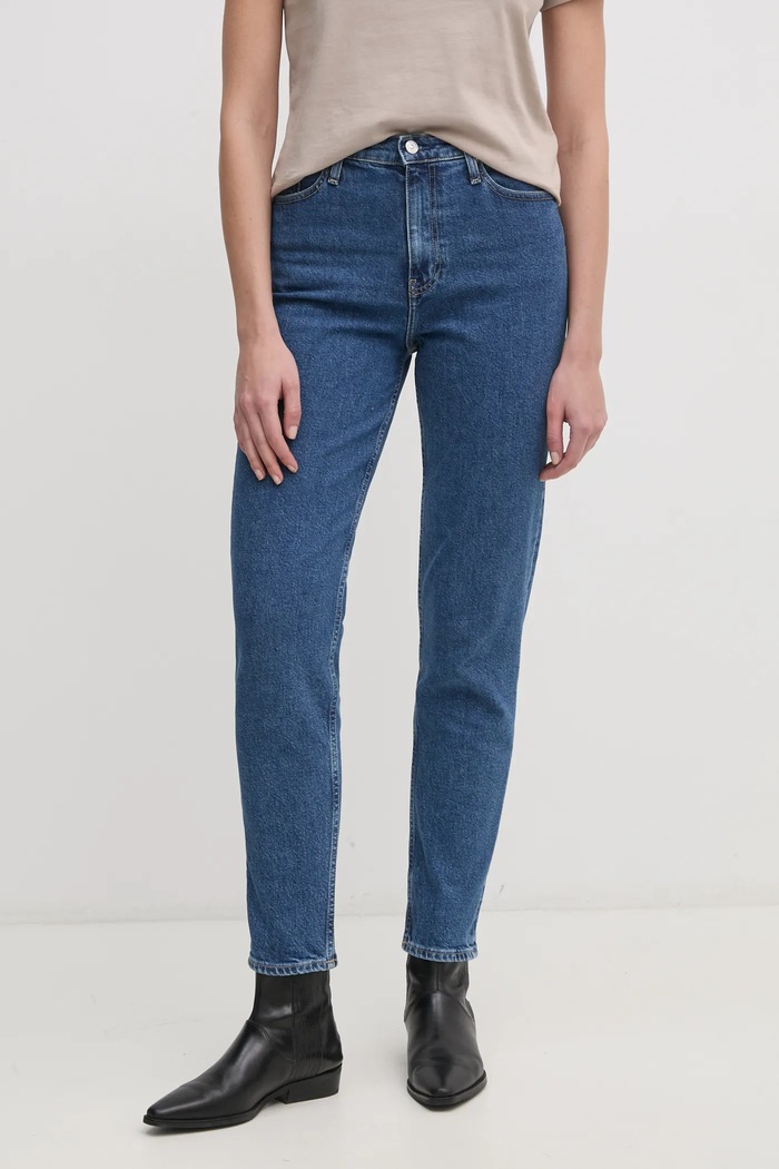 Džíny Calvin Klein Jeans Planet friendly modrá J20J224034