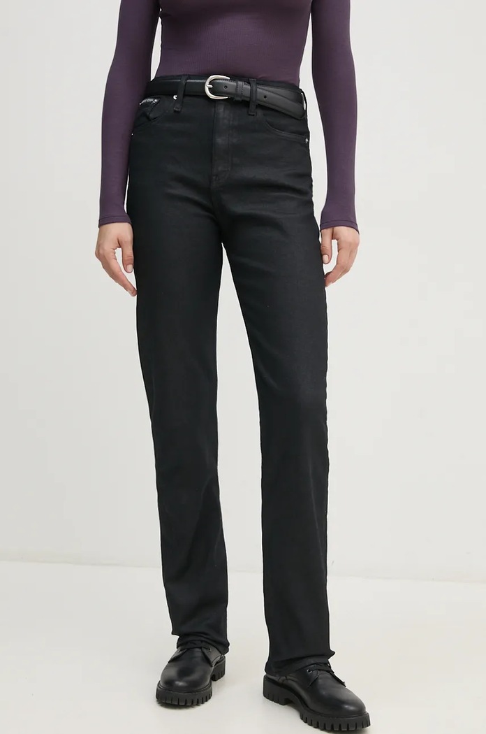 Τζιν παντελόνι Calvin Klein Jeans μαύρο J20J224421