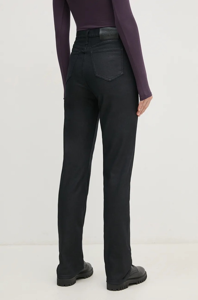 Ρούχα Τζιν παντελόνι Calvin Klein Jeans J20J224421 μαύρο
