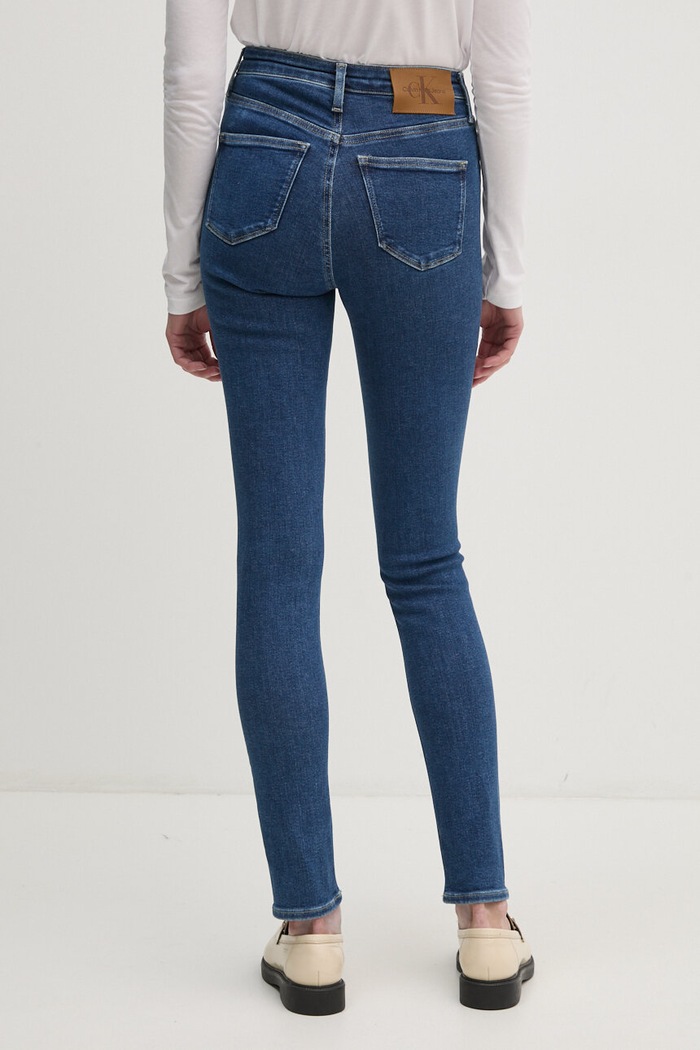 Oblečenie Rifle Calvin Klein Jeans J20J224017 tmavomodrá