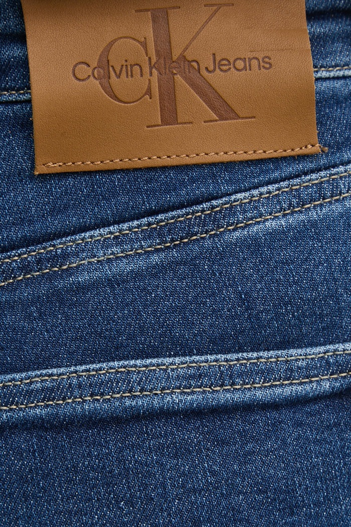 Rifle Calvin Klein Jeans tmavomodrá J20J224017
