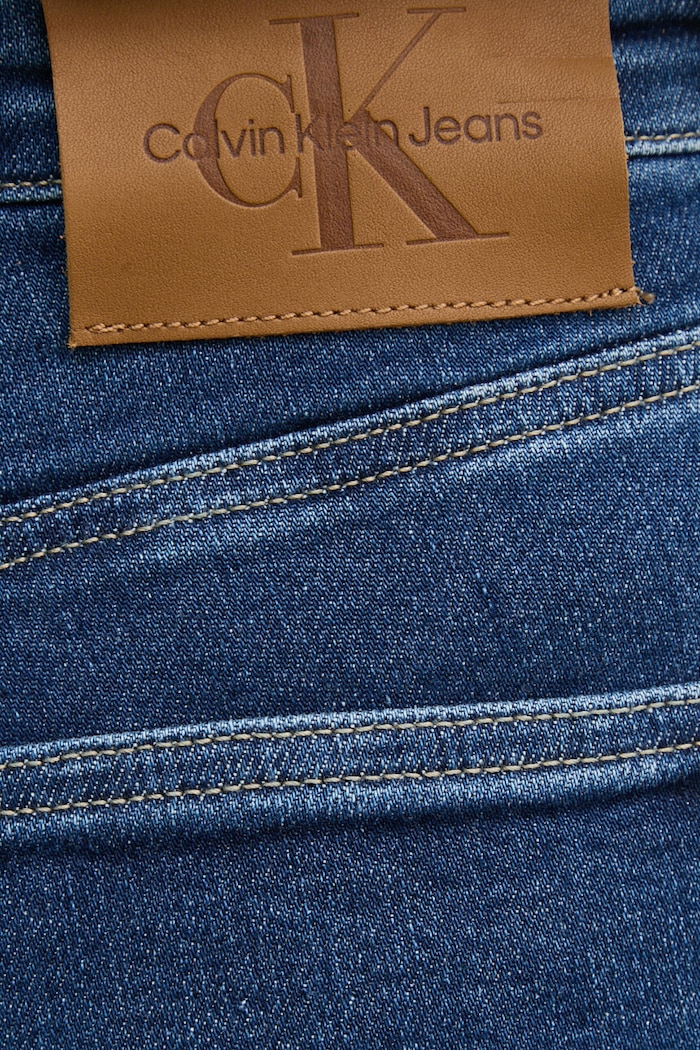 Rifle Calvin Klein Jeans tmavomodrá J20J224017