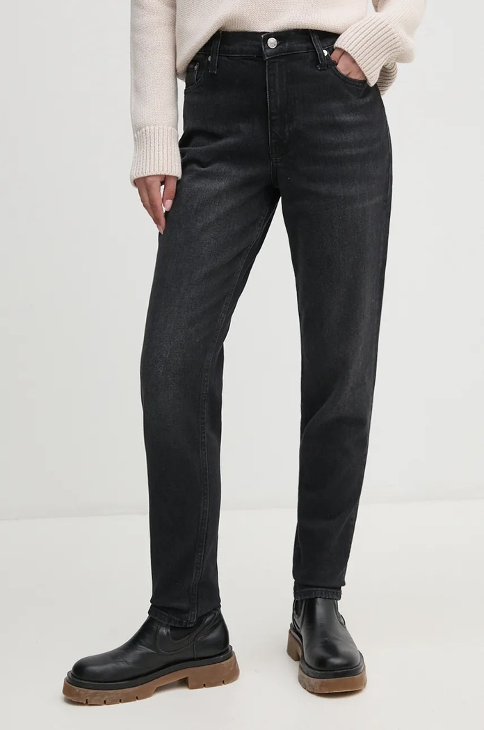 Rifle Calvin Klein Jeans čierna J20J224035