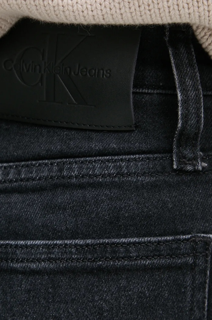Rifle Calvin Klein Jeans čierna J20J224035