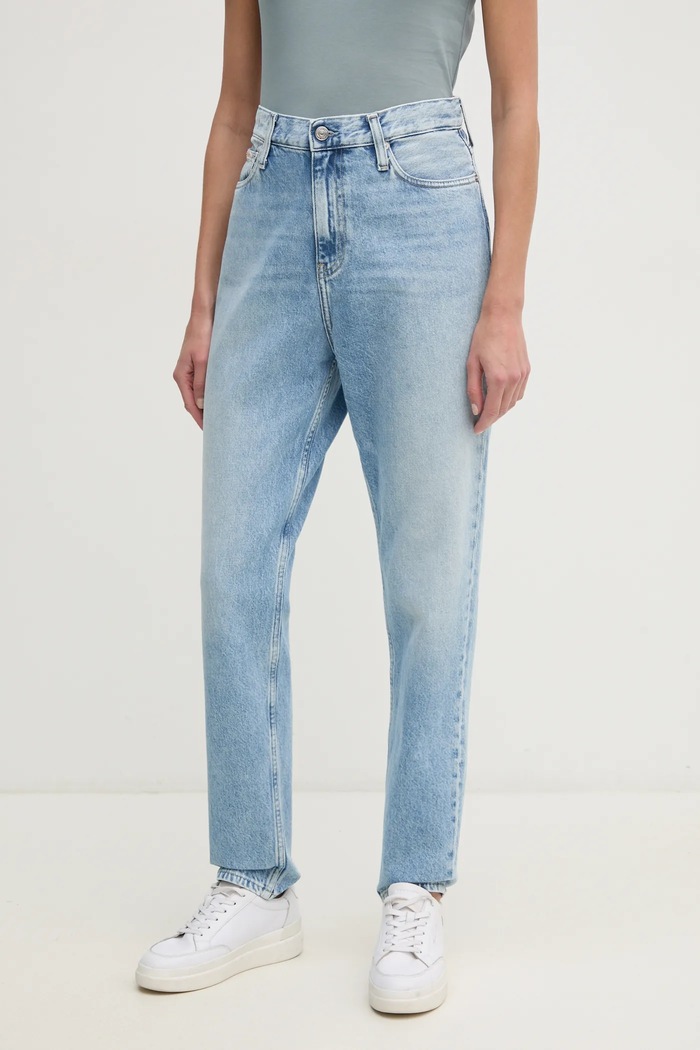 Traperice Calvin Klein Jeans visoki plava J20J224036