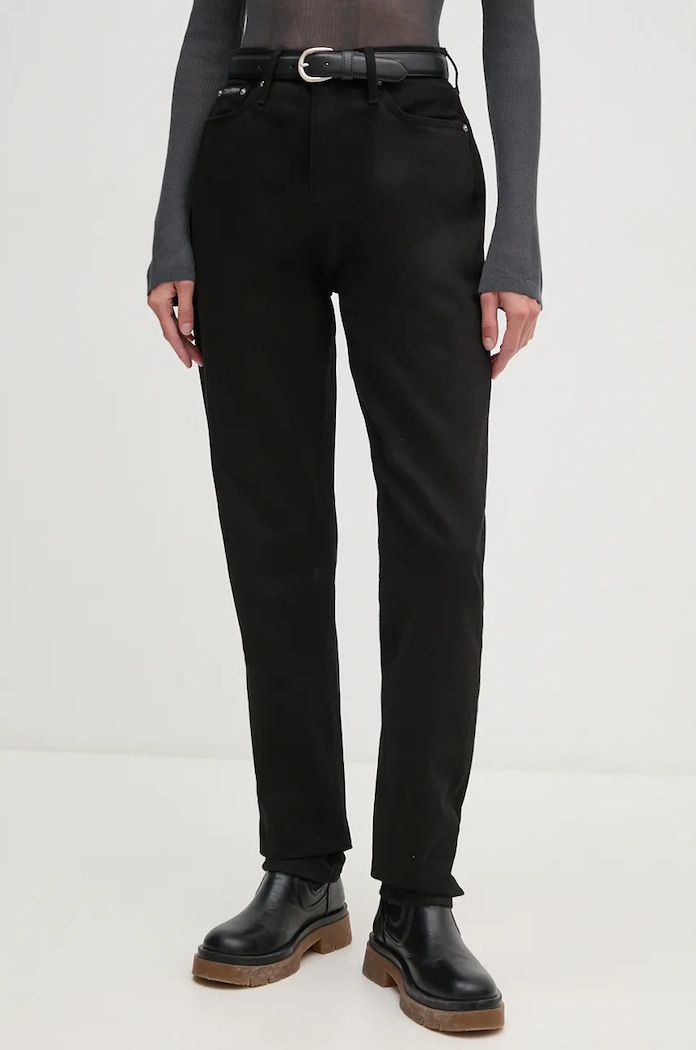 Rifle Calvin Klein Jeans čierna J20J224896