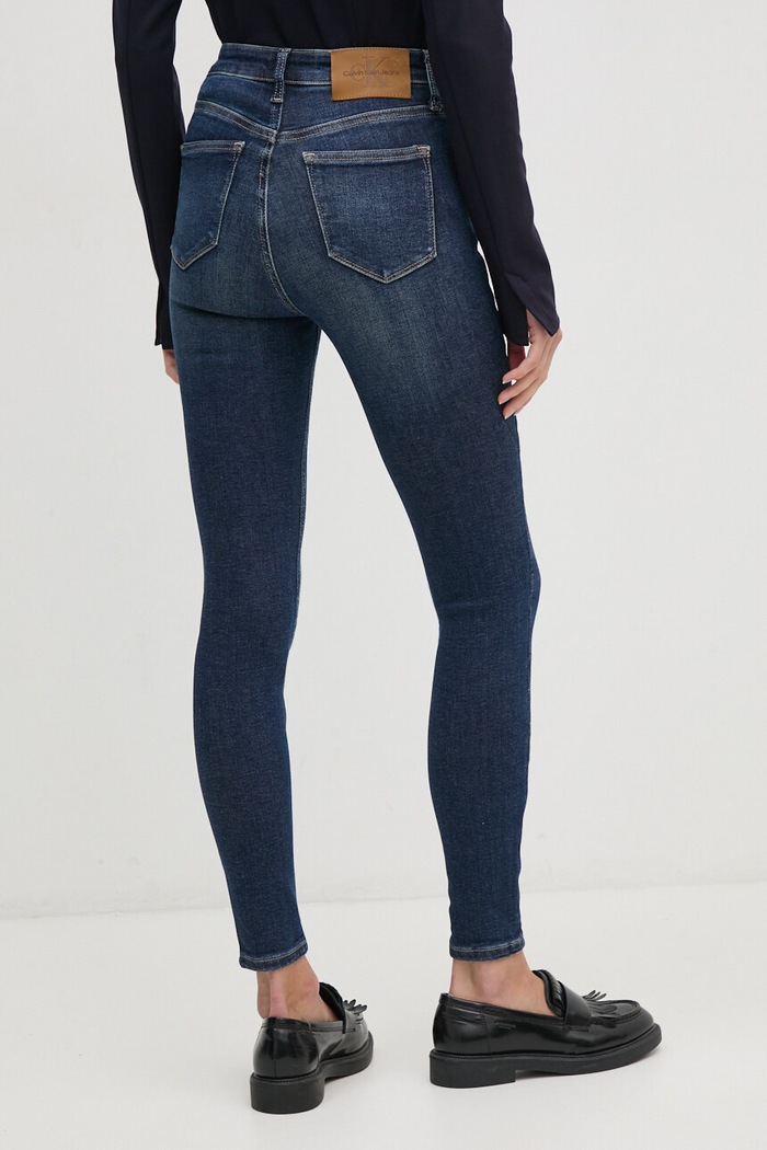 Oblečení Džíny Calvin Klein Jeans J20J224916 námořnická modř