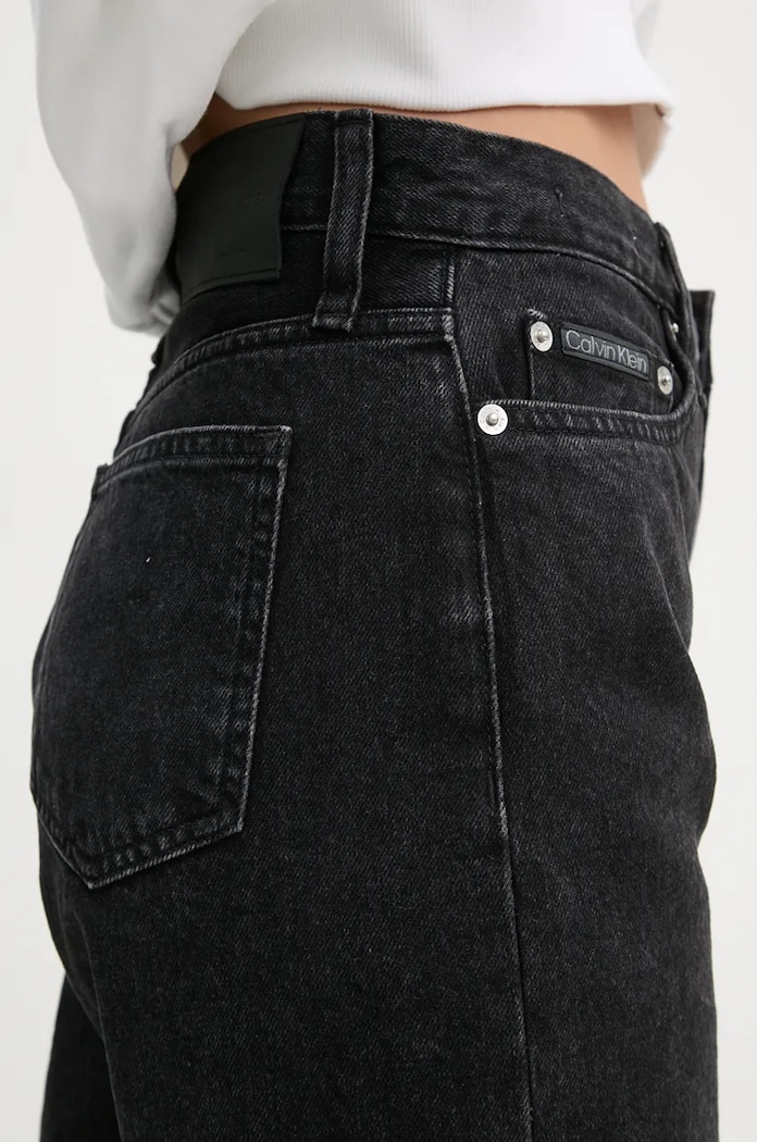 Rifle Calvin Klein Jeans čierna J20J225388