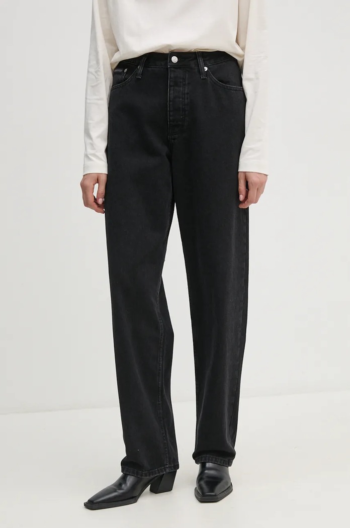 Rifle Calvin Klein Jeans čierna J20J225389