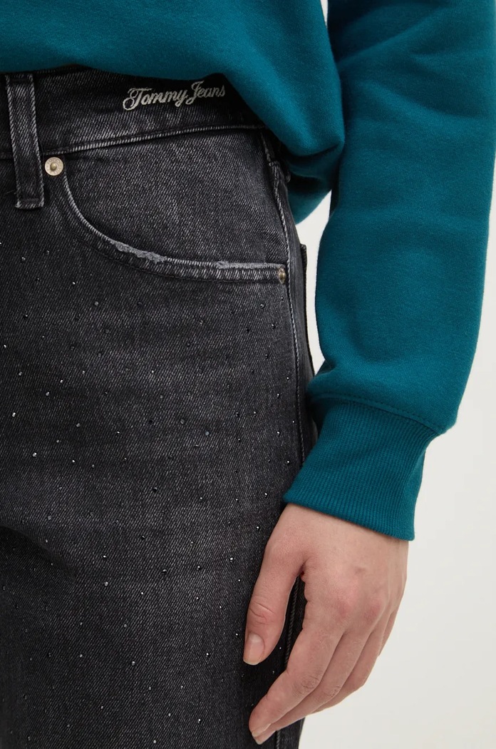 Τζιν παντελόνι Tommy Jeans μαύρο DW0DW19739