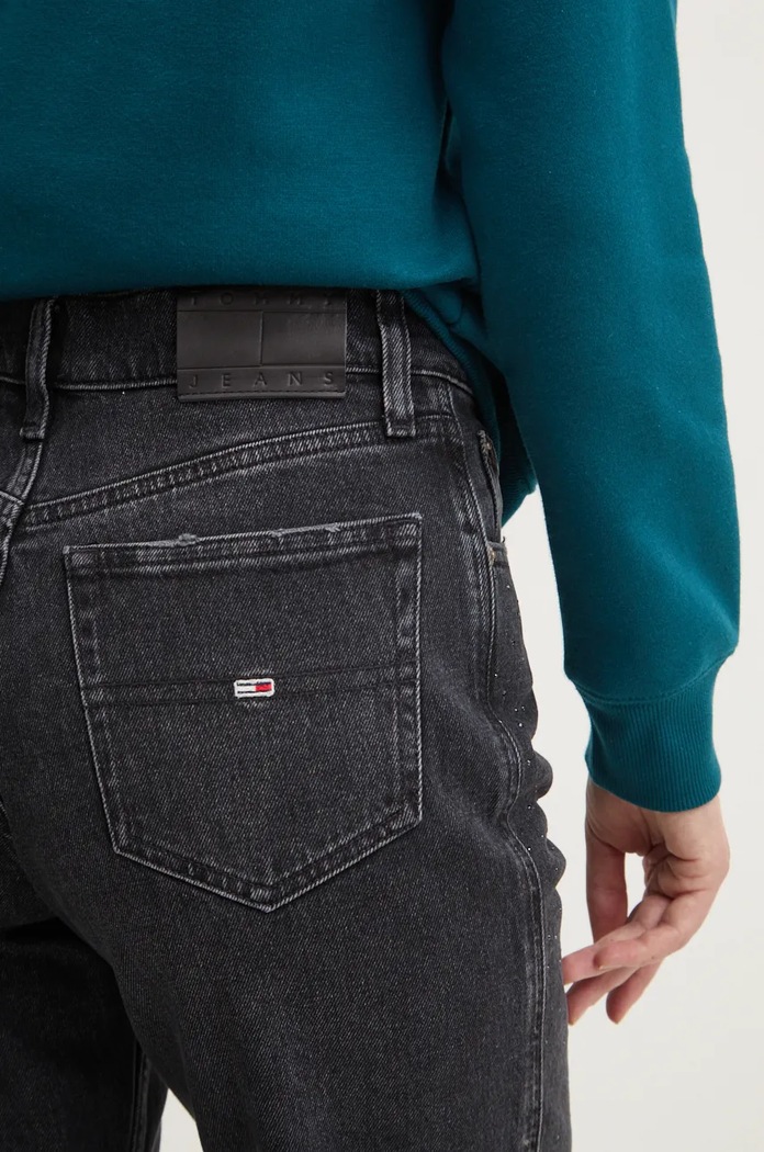 Τζιν παντελόνι Tommy Jeans DW0DW19739 μαύρο