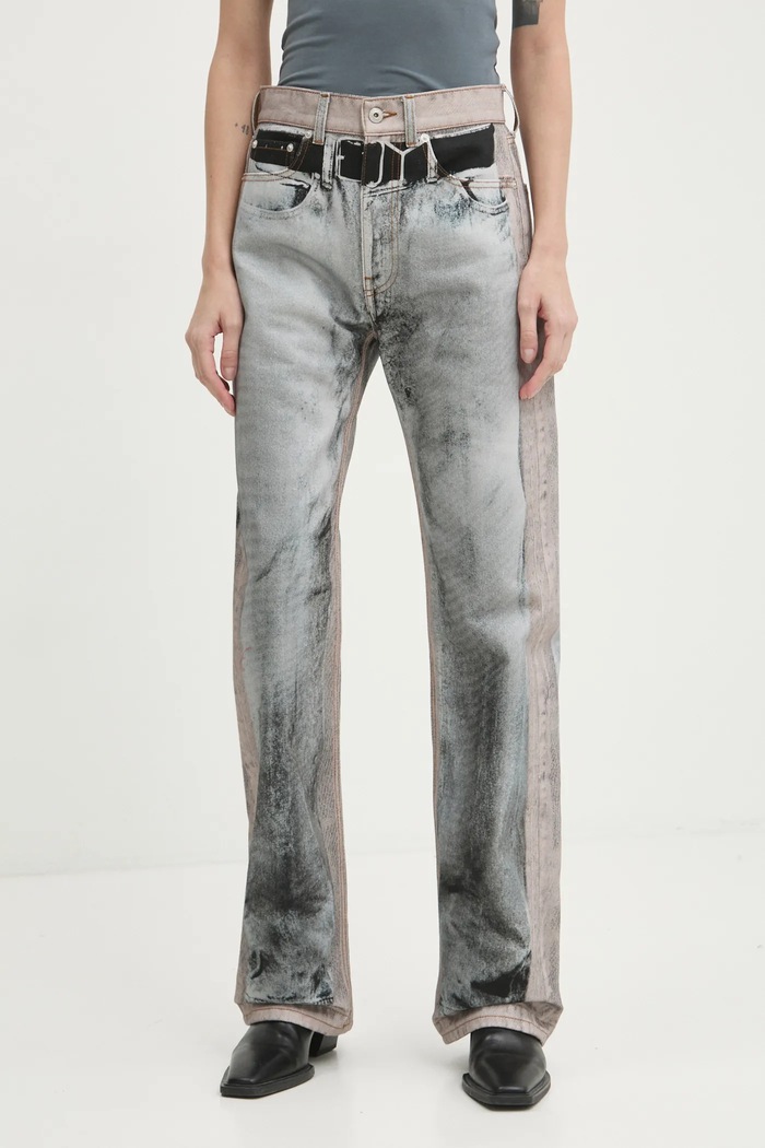 Τζιν παντελόνι Y/Project YP TROMPE L'OEIL JEANS Planet friendly μπλε 207PA019