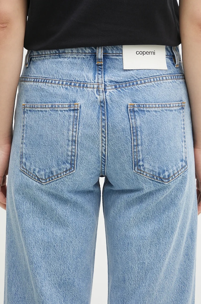 Coperni jeansy Wide Leg Denim Pants niebieski COPP95F2008