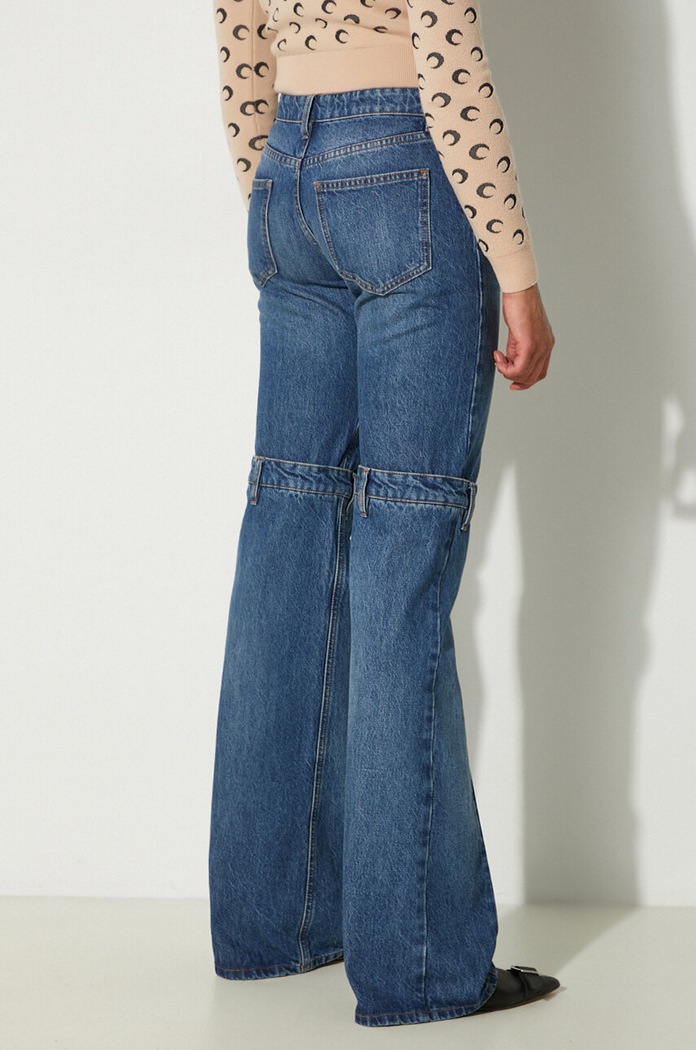 Oblečenie Rifle Coperni Open Knee Jeans COPP55252 modrá