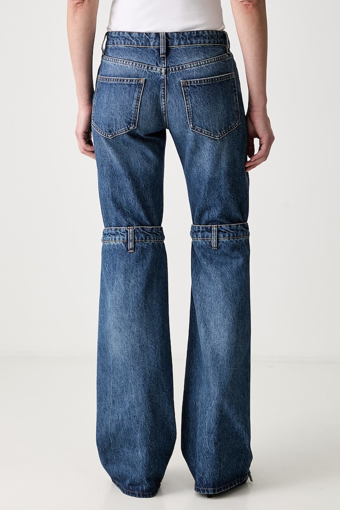 Oblečenie Rifle Coperni Open Knee Jeans COPP55252 modrá
