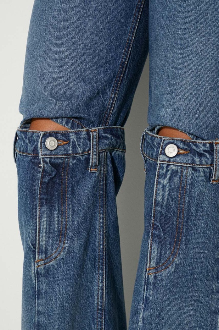 Rifle Coperni Open Knee Jeans COPP55252 modrá