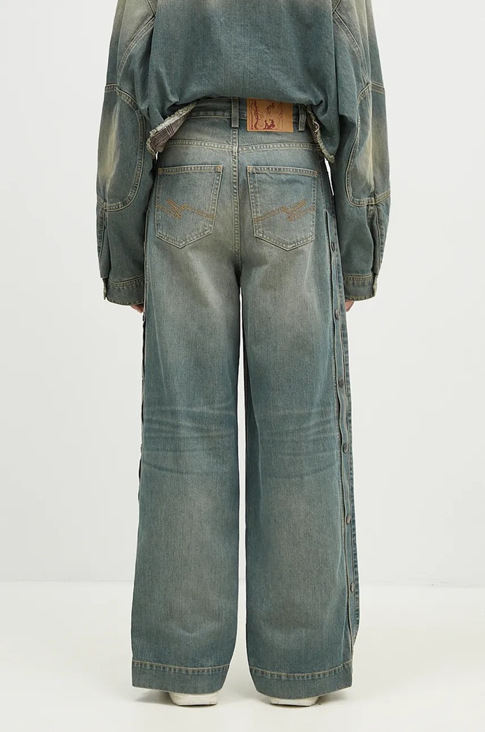 Clothing Martine Rose jeans Sports Jean 240WD02501 blue