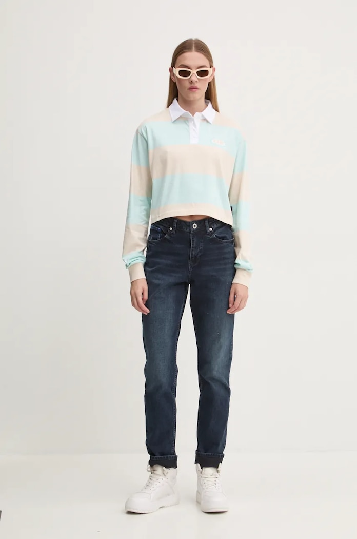 Rifle Karl Lagerfeld Jeans Planet friendly tmavomodrá 246J1106