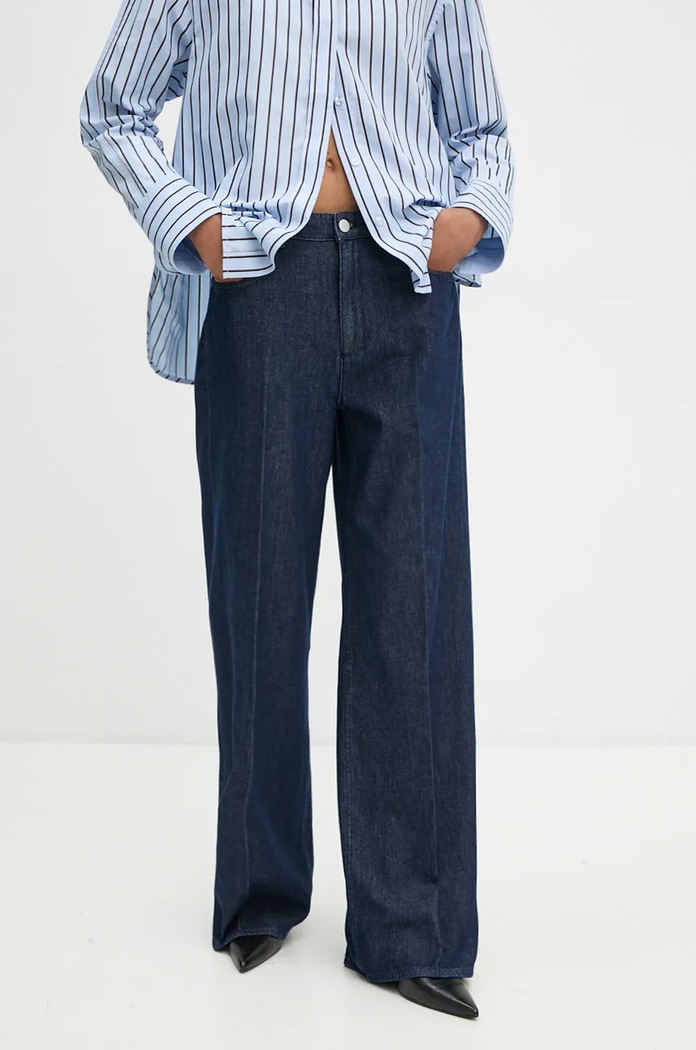 Theory jeansy granatowy O0504225