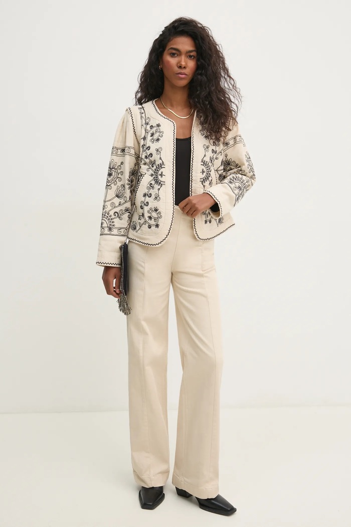 Džíny Hoss Intropia 8028227 béžová AW24