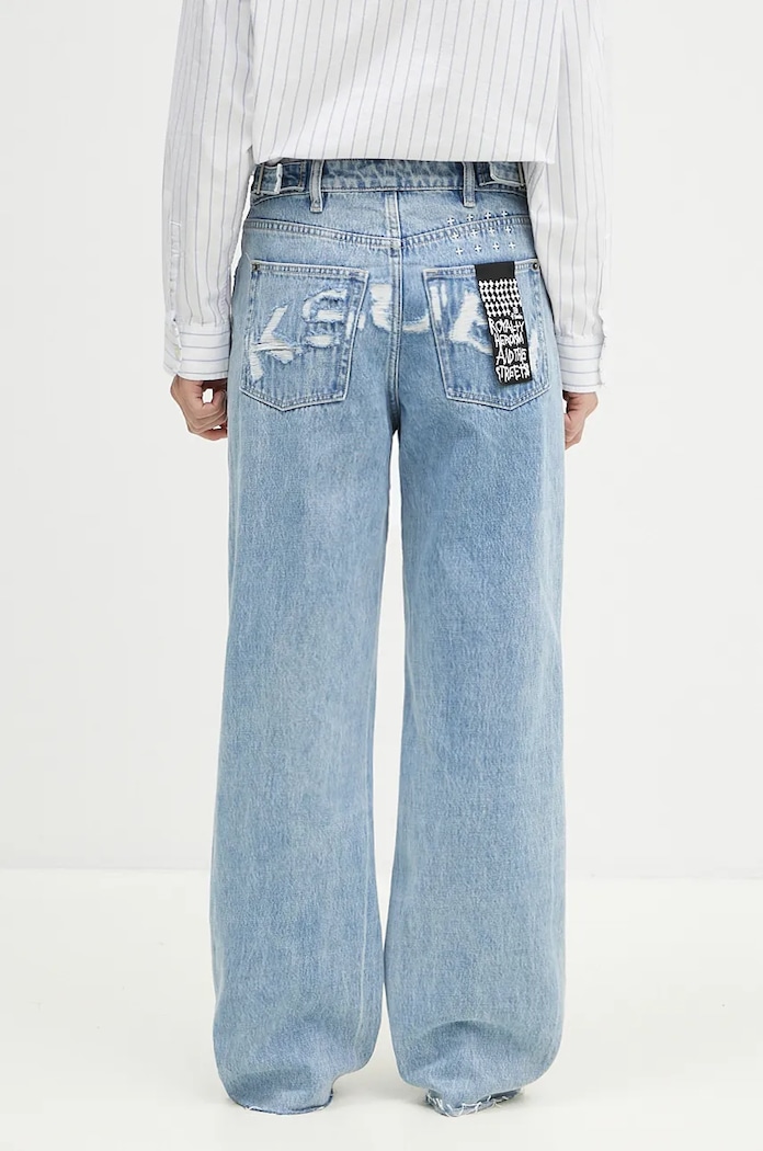 KSUBI jeans Low Rider Torn Up blue WPF24DJ028
