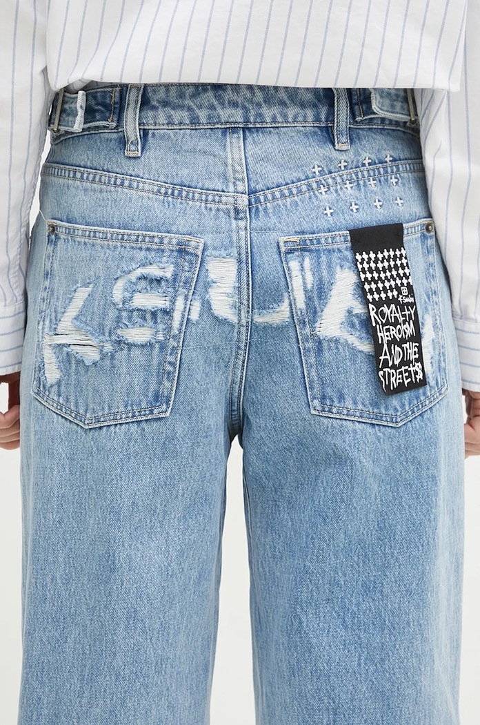 KSUBI jeans Low Rider Torn Up WPF24DJ028 blue