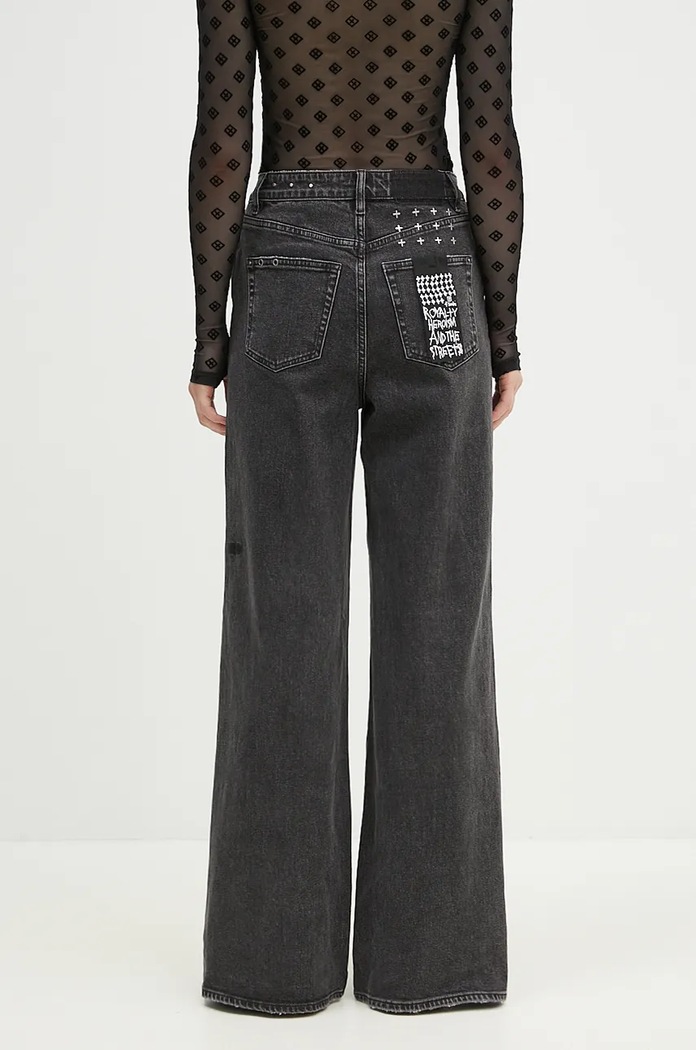 Ruházat KSUBI farmer Strider Stretch Lovestruck WPF24DJ022 fekete