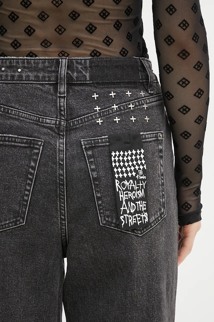 KSUBI farmer Strider Stretch Lovestruck fekete WPF24DJ022